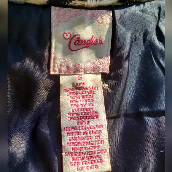 Vintage Candie's tailored houndstooth jacket - Picture 10 of 10